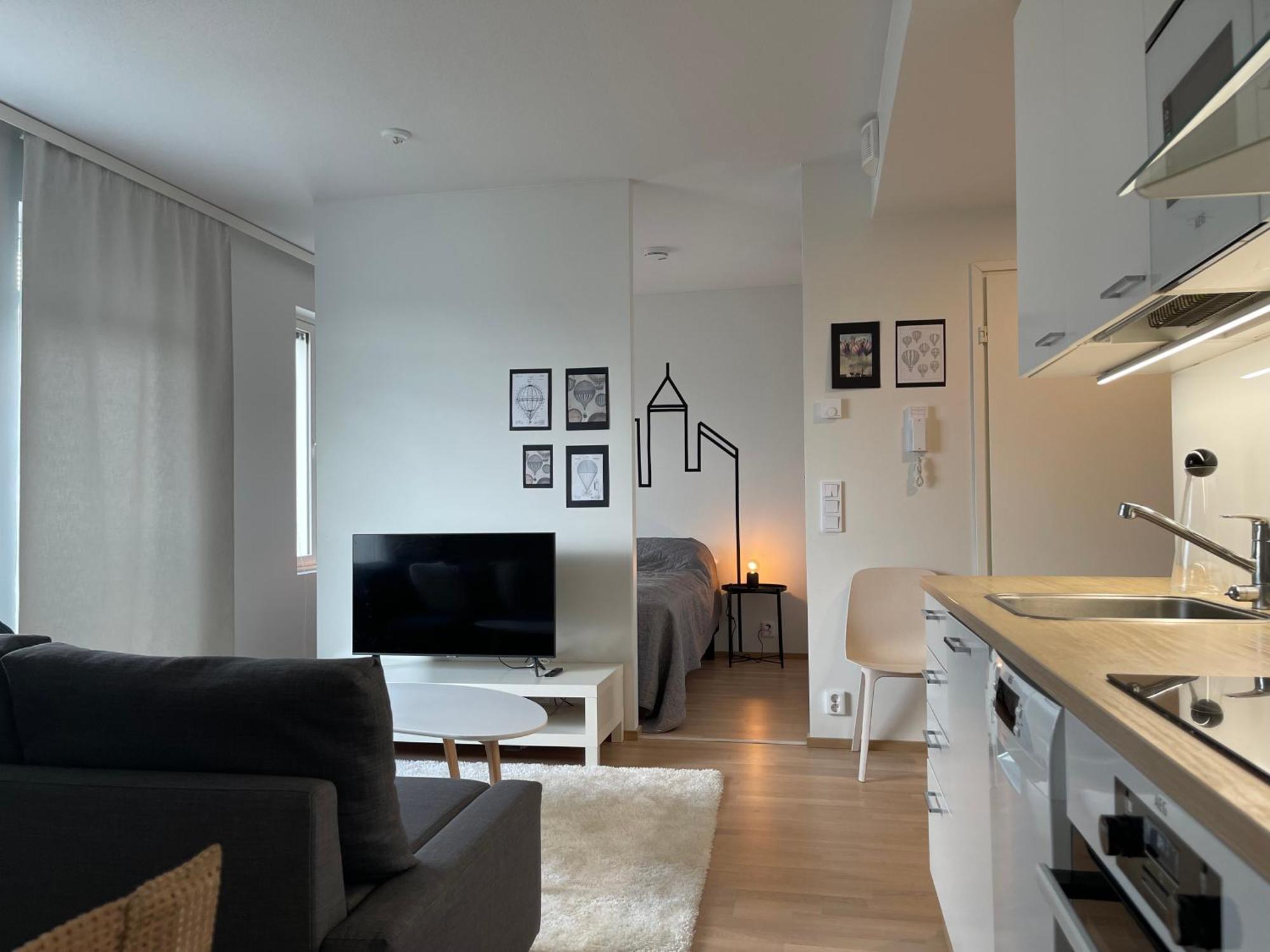 Uusi Kaksio Kaarinan Keskustassa Apartman Kültér fotó